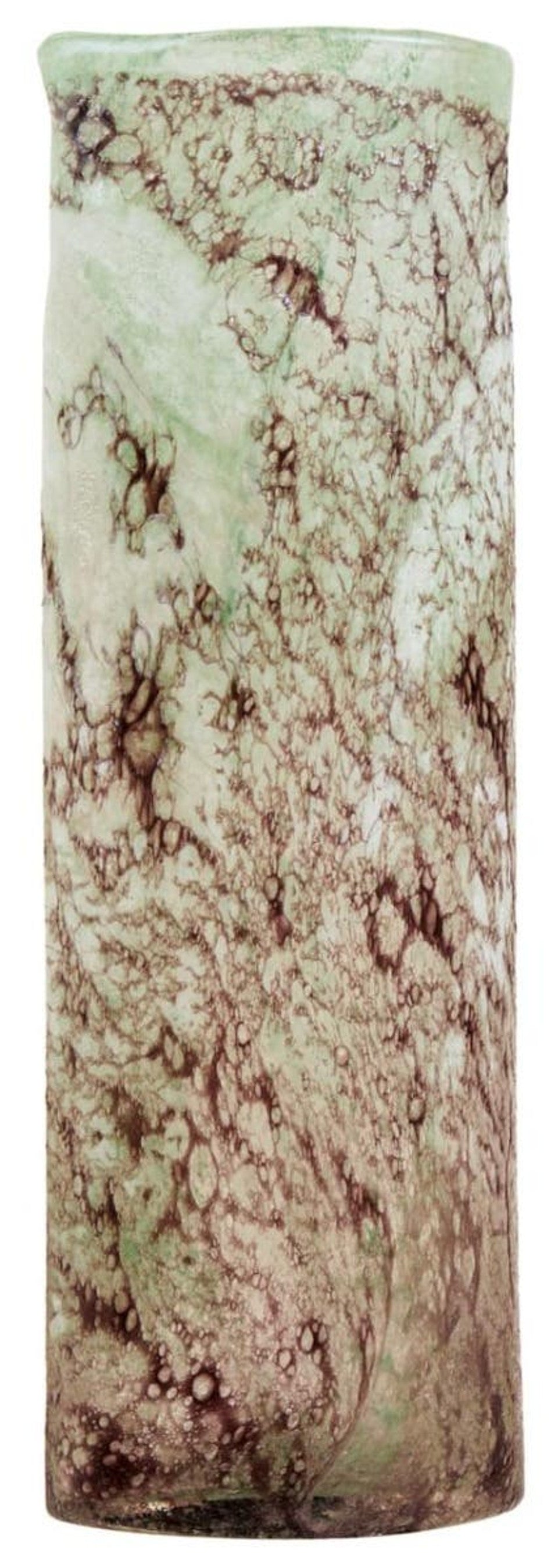Harri Large Glass Vase with Marble Effect Vase