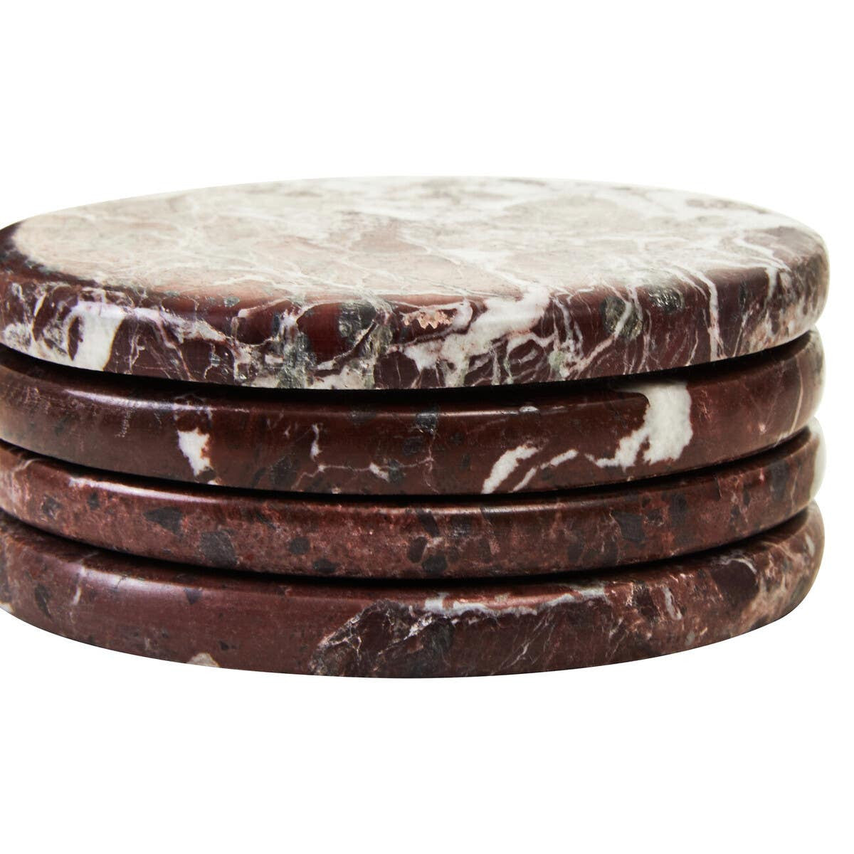 Red Marble Coasters
