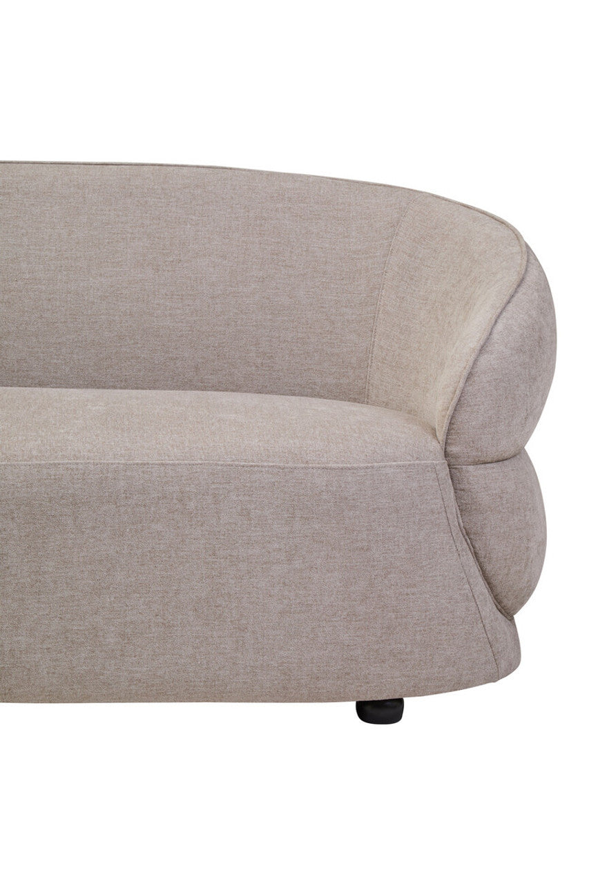 Daphne Taupe Chenille Three Seater Sofa