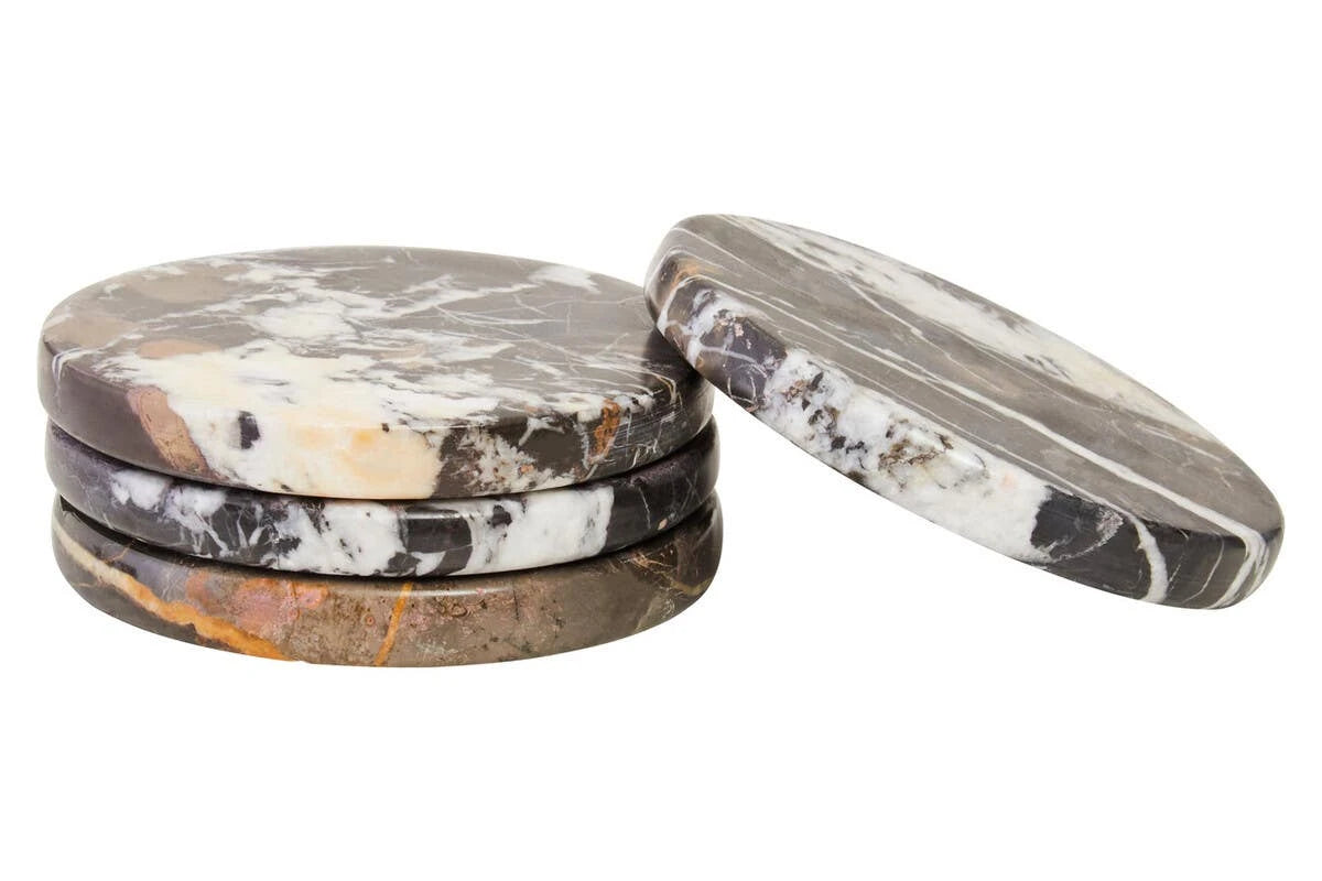 Black Marble Coasters