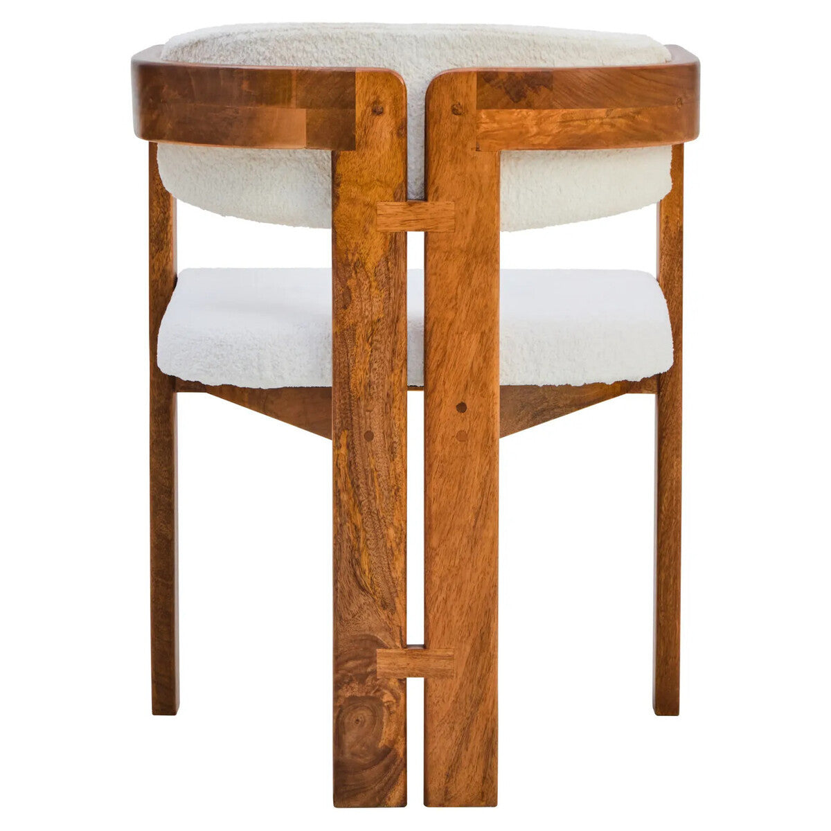 Toro Boucle and Mango Wood Chair