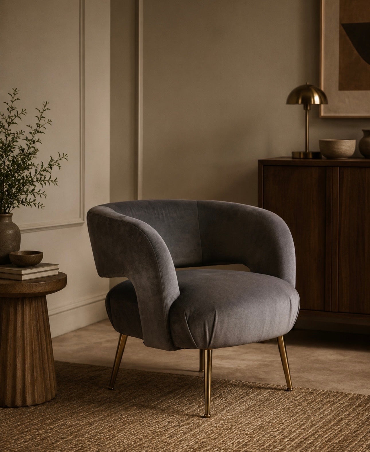 Larissa Grey Chair