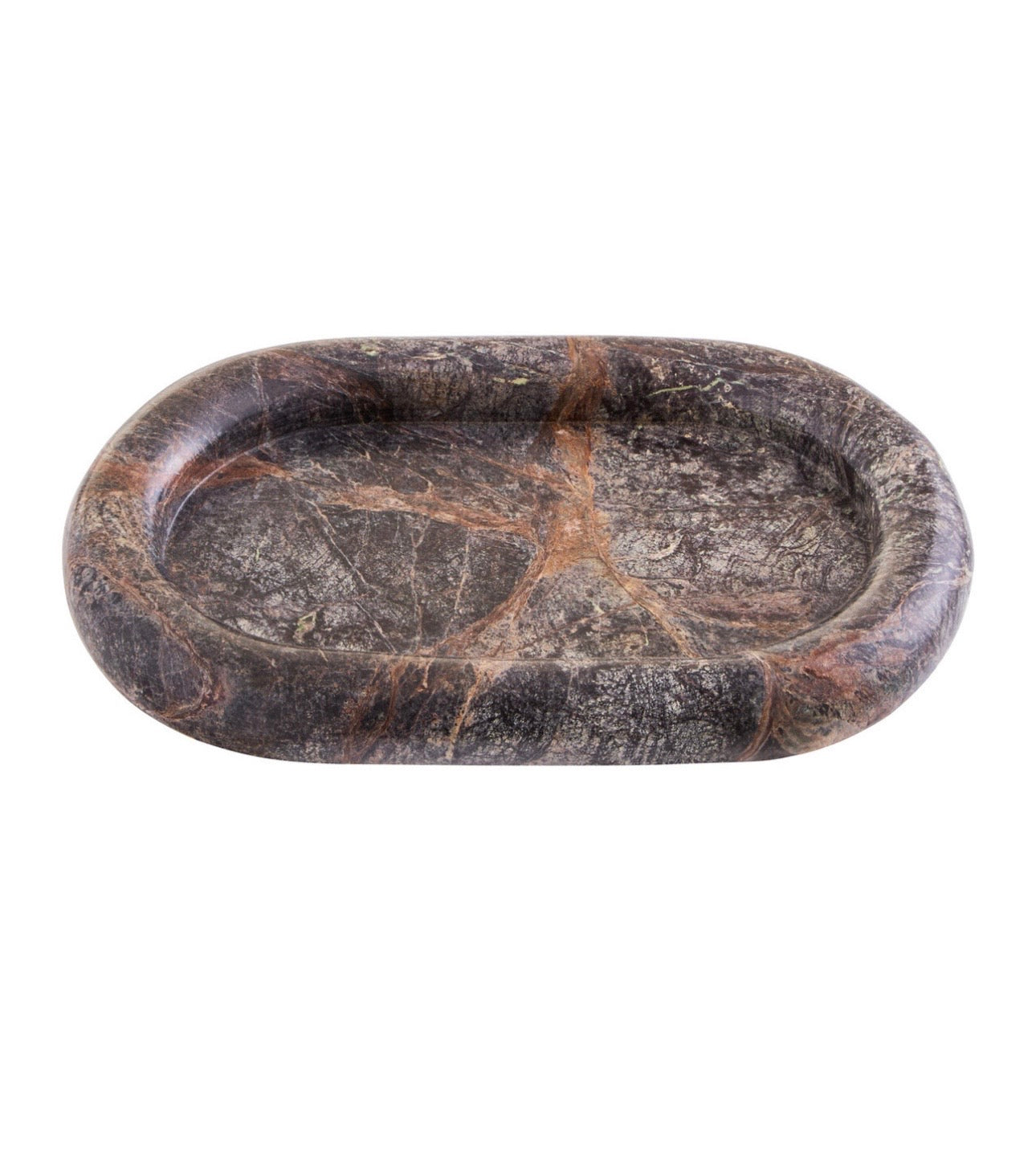 Marble Desk Catch All - Forest Green