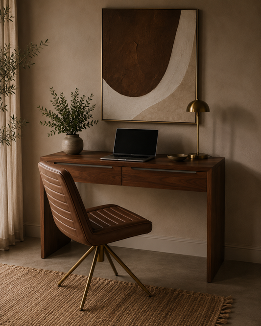 Buffalo Brown Leather Chair