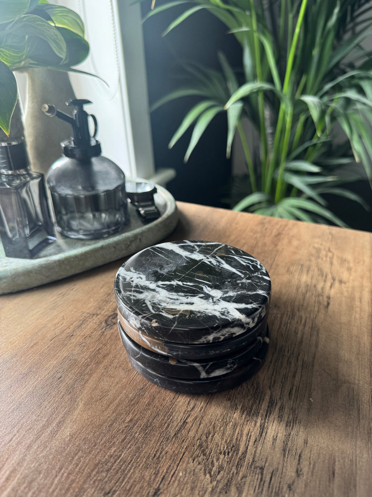 Black Marble Coasters
