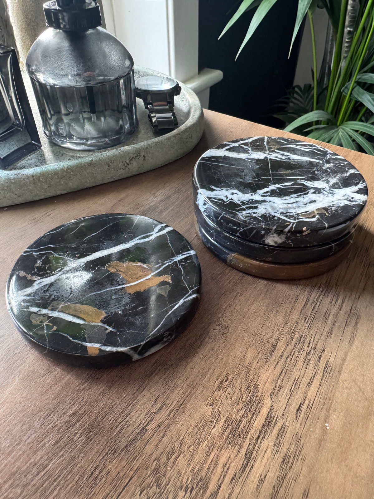 Black Marble Coasters