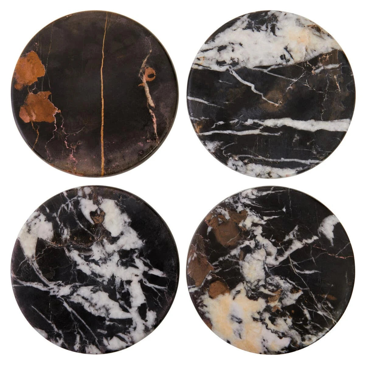 Black Marble Coasters