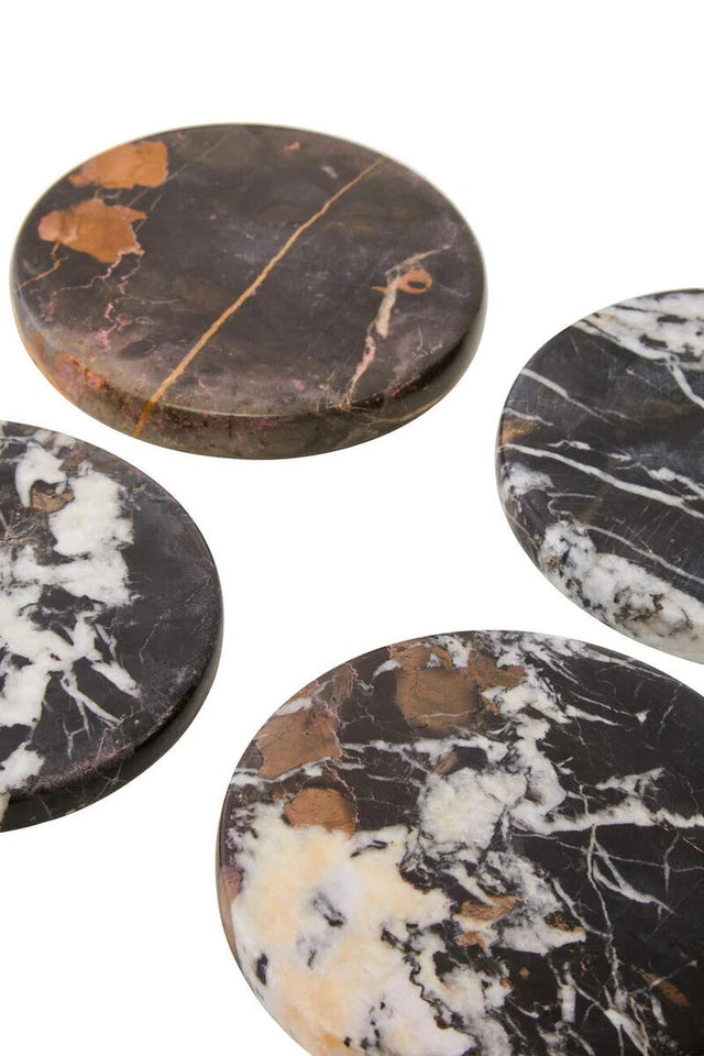 Black Marble Coasters
